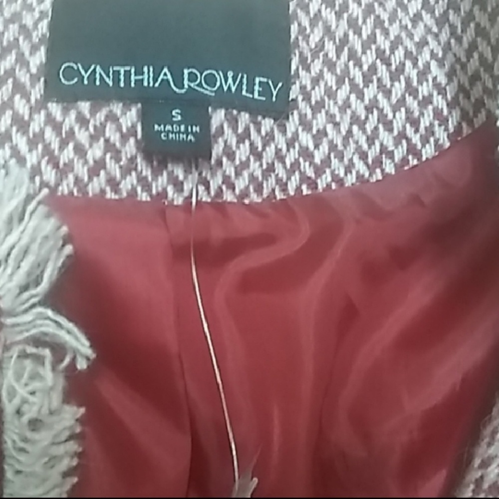 Cynthia Rowley Fringe trim Blazer - Picture 5 of 6